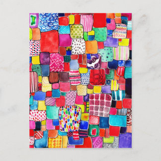 水彩+線画 ポストカード