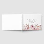 水彩、花束、白 ゲストブック (全面)