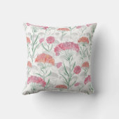 水彩，花，モノグラムパーソナライズされた, クッション (裏面)