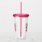 水彩、花、花束。 アクリルタンブラー (右)