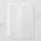 水彩 赤いバラのクラシックな40周年記念 招待状 (裏面)