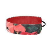 水彩 赤い花 アスレチックヘッドバンド (右)