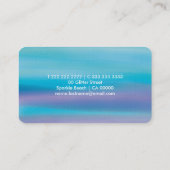 水彩（青）紫色（名刺） 名刺 (裏面)