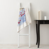 水彩《鳥》アメリカゴガラベリーツリーウィンターフロストバード シェルパブランケット (インサイチュ)