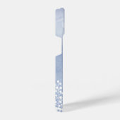 水彩《鳥》アメリカゴガラ冬の雪林バード iPhoneケース (右側面)