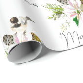 水彩《鳥》アメリカゴガラ鳥自然アート ラッピングペーパー (ロールコーナー)