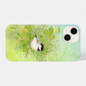 水彩《鳥》アメリカゴガラ鳥野獣自然アート iPhoneケース (裏面横)