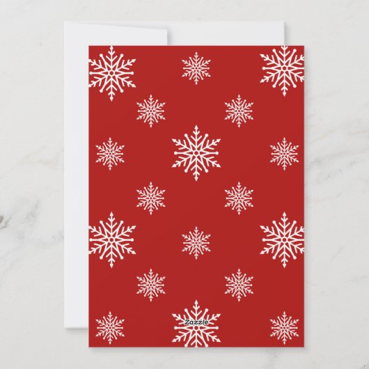 水彩（鳥）ショウジョウコウカンチョウ家族の写真の休日の挨拶 シーズンカード (裏面)