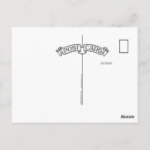 水彩（鳥）ショウジョウコウカンチョウ ポストカード (裏面)