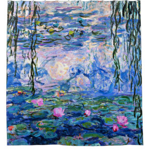 水彩(1919)、クロード・モネの有名な作品 シャワーカーテン