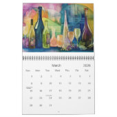 水彩(Laure F)カーライル カレンダー (3月 2026)