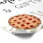 水彩Aかわいこちゃんパイベーキングカード&ギフト ポスター (角)