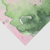 水彩AKAピンク緑のソルティ 薄葉紙 (詳細)