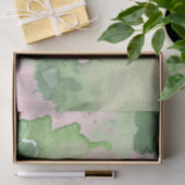 水彩AKAピンク緑のソルティ 薄葉紙 (ギフト)