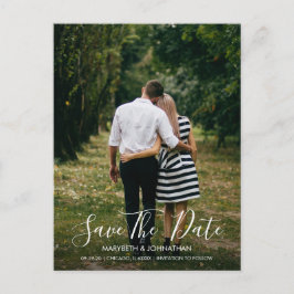 水彩Anemoneスクリプト日付ポストカードの保存 案内ポストカード