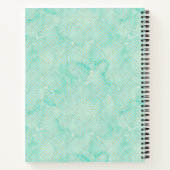 水彩Baobabツリーグラフノートブック ノートブック (裏面)