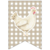 水彩Chick 1st birthday バンティングフラッグ (第2の旗)