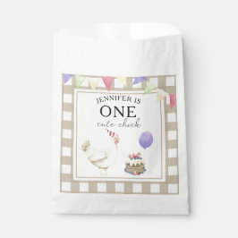 水彩Chick 1st birthday フェイバーバッグ