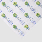 水彩Chinoiserieレモンツリートピアリー 薄葉紙 (詳細)