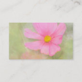 水彩Cosmosプロファイルカード 名刺 (裏面)