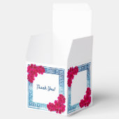 水彩Grecianエレガンス+ピンクの花 フェイバーボックス (オープン)