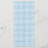 水彩Grecianエレガンス+ピンクの花 メニュー (裏面)