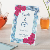 水彩Grecianエレガンス+ピンクカード&ギフト 台座サイン (インサイチュ)