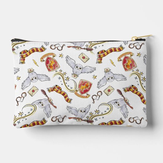 水彩GRYFFINDOR™ヘドウィッグ模様 アクセサリーポーチ (裏面)