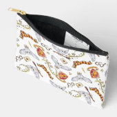 水彩GRYFFINDOR™ヘドウィッグ模様 アクセサリーポーチ (見開き)