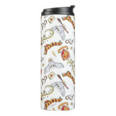 水彩GRYFFINDOR™ヘドウィッグ模様 タンブラー (回転左)