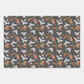 水彩GRYFFINDOR™ヘドウィッグ模様 ラッピングペーパーシート (正面3)