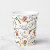 水彩GRYFFINDOR™ヘドウィッグ模様 紙コップ (裏面)