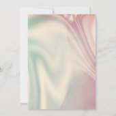 水彩HiまたはShe性別がパーティーを明かす 招待状 (裏面)