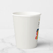 水彩LGBTQプライド月パーティー 紙コップ (右)