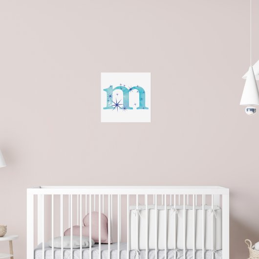 水彩M ポスター (子ども部屋2)