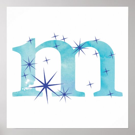 水彩M ポスター (正面)