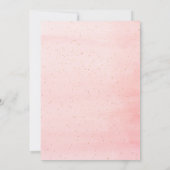 水彩ONEderful 1st誕生日リトル赤面peo 招待状 (裏面)