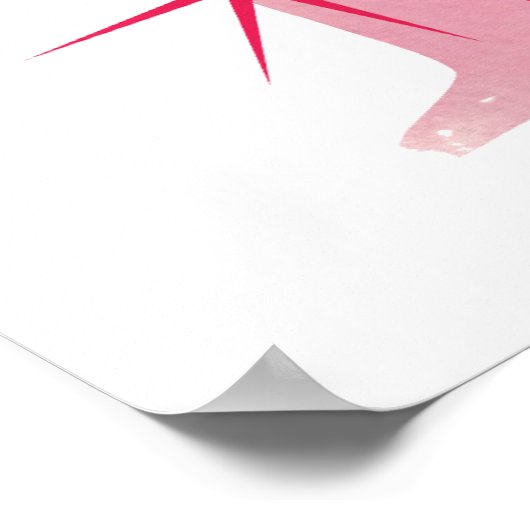 水彩P ポスター (角)