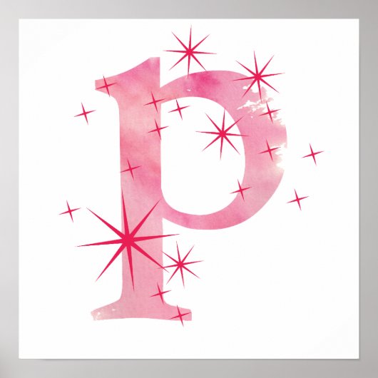 水彩P ポスター (正面)