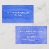 水彩Periwinkle名刺 名刺 (正面/裏面)