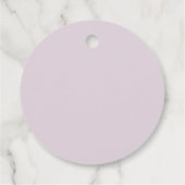 水彩PInkCross緑のコミュニティメッセージカード フェイバータグ (裏面)