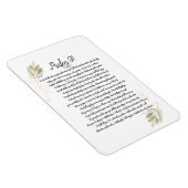 水彩Psalm 91バイブルアートクリスチャン マグネット (右側)