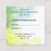 水彩Refer-a-Friendカード 紹介カード (裏面)