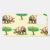 水彩Rhino:ハンドパタ色彩の鮮やかーン。 Case-Mate iPhoneケース (裏面 (横))