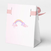 水彩Rhino Unicornベビーガールシャワー感謝してい フェイバーボックス (裏面サイド)