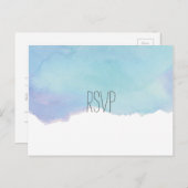 水彩RSVPポストカード インビテーションポストカード (正面/裏面)