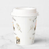 水彩S'moreおもしろいキャンプファイア1st誕生日 紙コップ (右)