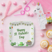 水彩St patricksパーティー ペーパープレート (パーティー)