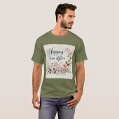 水彩Tシャツの後が楽しいブーケ Tシャツ (正面フル)