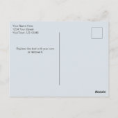 水彩THANK YOUフォトポストカード ポストカード (裏面)